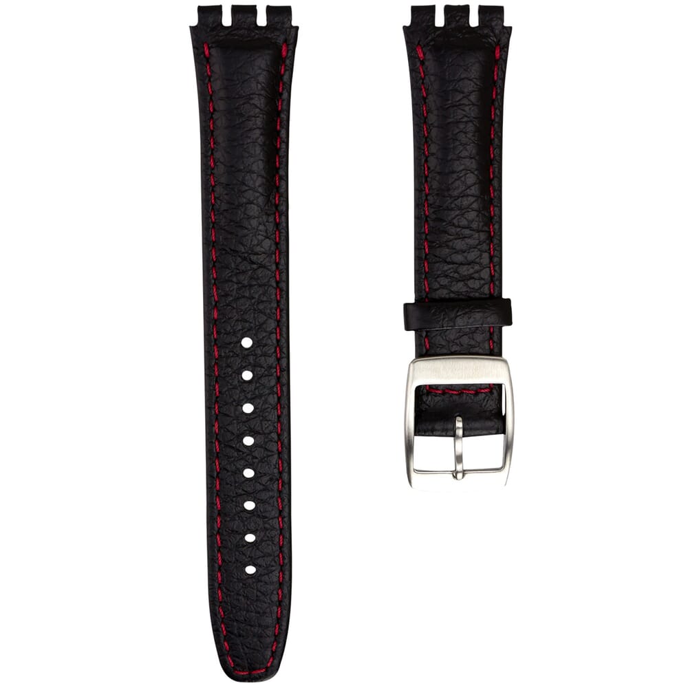 Luxury Designer FX Genuine Leather Watch Strap for 17mm Lug Width Watches